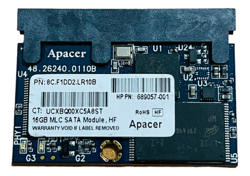 Apacer 16gb Ssd 689057-001 Mlc Sata Hp T610 Thin Clien (Reacondicionado)