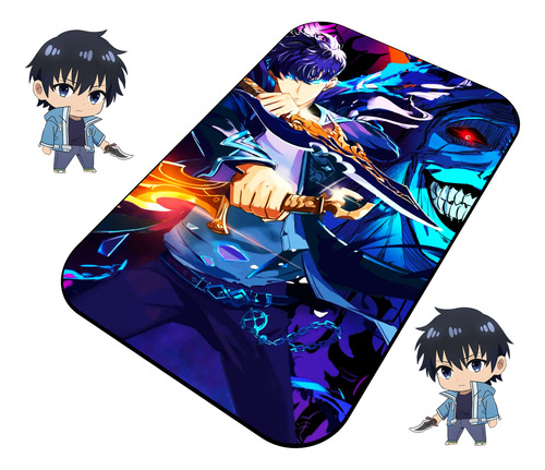 1 Mouse Pad Anime Solo Leveling #35 Tapete Neopreno ;)