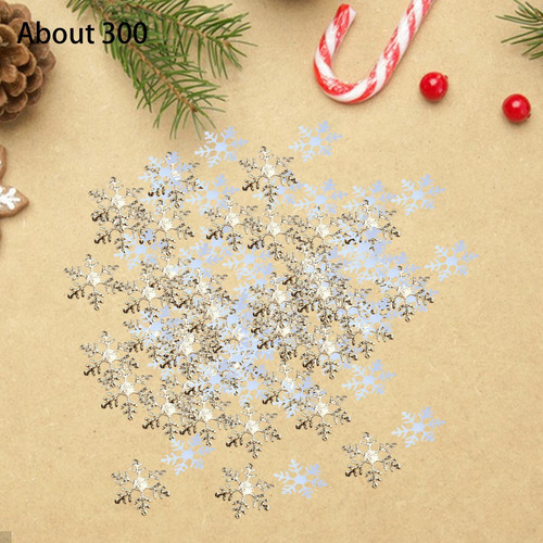 Decoraciones De Confeti De Copos De Nieve Hermosas