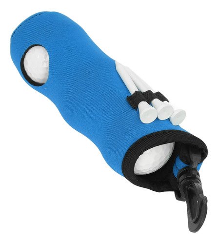 Estuche De Neopreno Para Llevar Pelotas Y Soporte Tee, Azul