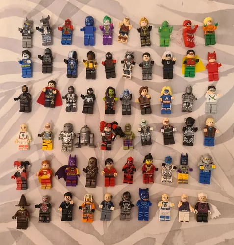 Lote De 110 Muñecos Figuras + Accesorios Simil Lego