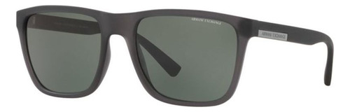 Gafas de sol Armani Exchange Ax4080sl 80788g 57 con lentes degradadas, color negro