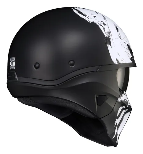 Casco de moto calavera hot sale