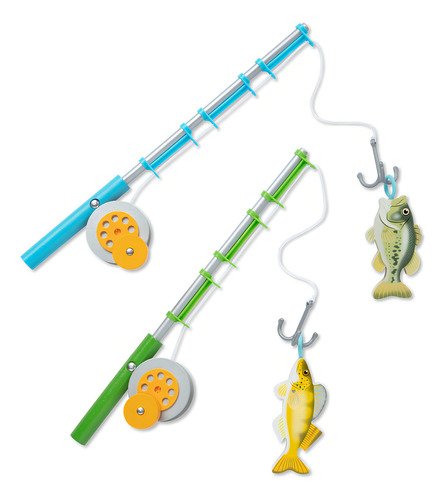 Melissa & Doug, Set De Juego De Pesca, 21 Piezas