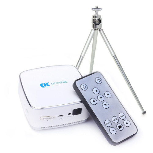 Imagen 1 de 6 de Mini Proyector Proxelle De Bolsillo Inalámbrico 10a80puLG Hd