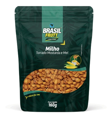 Milho Torrado Mostarda E Mel Brasil Frutt 160g