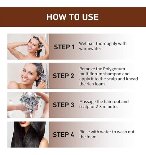 Pacote Com 3 Barras De Shampoo Escurecedoras, Embalagem De**
