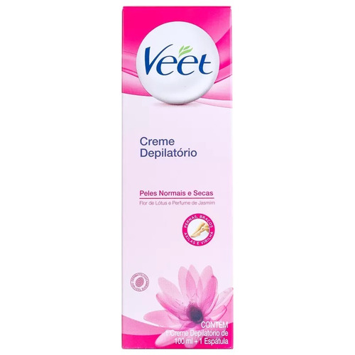 Veet Peles Normais E Secas Creme Depil 100ml