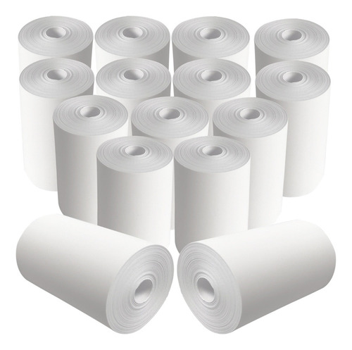 15 Rollos De Papel Térmico De 80x70 Para Impresora De 80 Mm