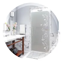Comprar Vinilo Esmerilado Autoadhesivo 80x160 Cm Para Mamparas Baño