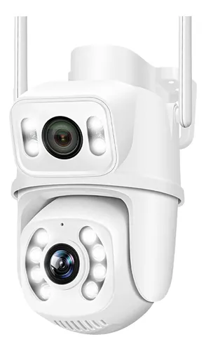 Camara Seguridad Wifi Doble 4k 6mp Vision Exterior Nocturna