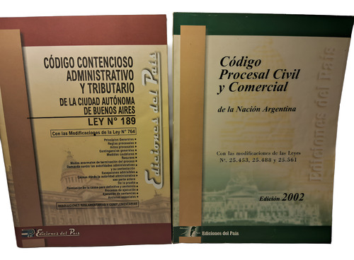 Código Fiscal. Procesal Civil. Contravención Y Otros 7 Total (Usado)