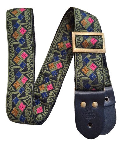 Correia Acid Straps Green Diamonds