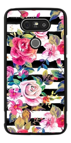 Funda Protector Para LG G5 G6 G7 Flores Moda Tumblr 01