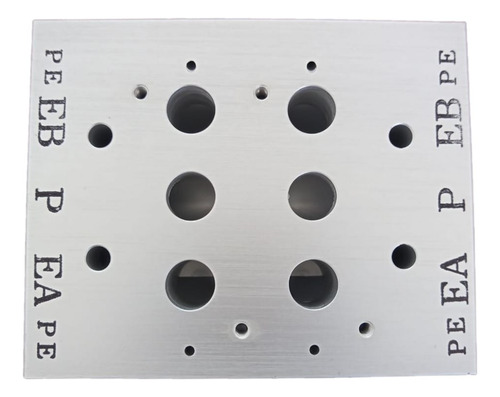 Base Para Manifold Smc Para 2 Estaciones Vv5fs2-30-021-03