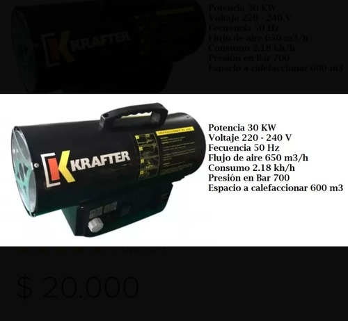 Arriendo Turbo Calefactores 15 Kw Y 30 Kw