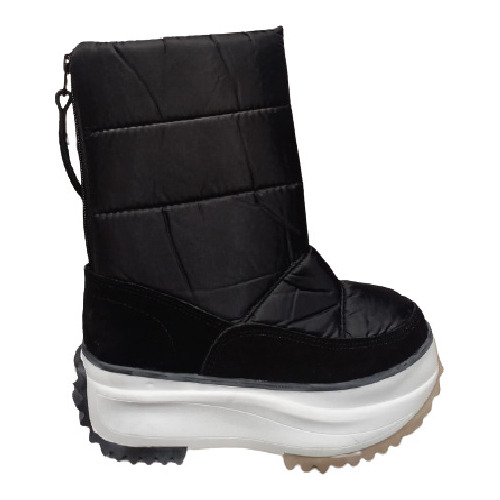 Botas Botinetas Dama Mujer Plataforma Tela Avion Art 700