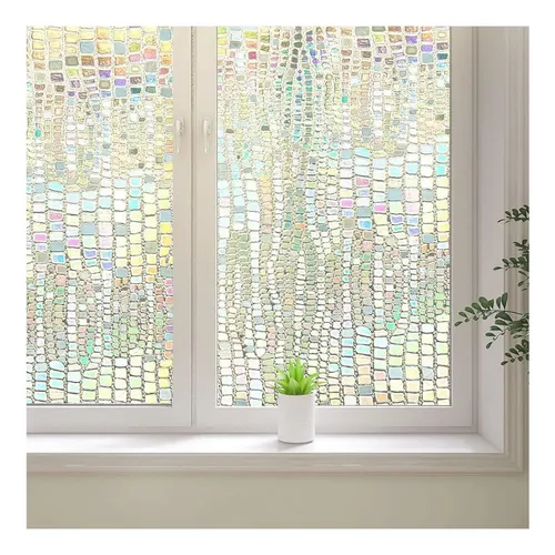 Película 3d Para Ventana De Arcoíris, Película De Vidrio De