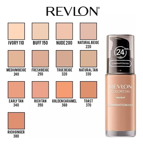 Base Revlon Colorstay Varias Cores + Brinde - Envio Já