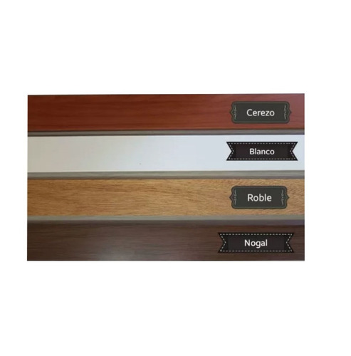 Zocalo De Madera Mdf Foliado 6cm Altura X Ml