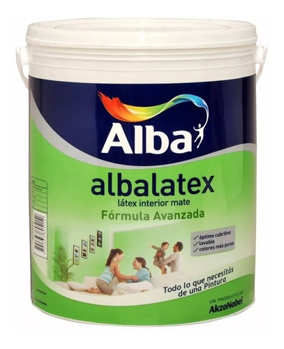 Albalatex Latex Interior Mate Blanco X 4l Pintu Don Luis Mdp