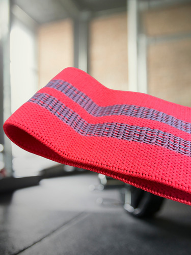 Bandas Circulares Tela Tensiones Alta Baja Yoga Fitness Coral