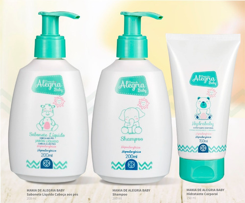 Imagem 5 de 5 de Shampoo, Hidratante, Sabonete Liquido Mania De Alegria