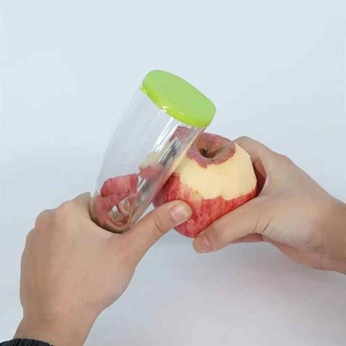 Práctico Y Elegante Pelador Con Depósito. Portatil.