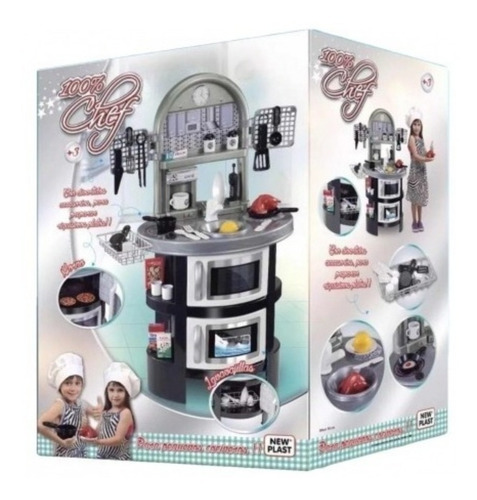 Imagen 1 de 4 de Cocina 100% Chef New Plast 10632