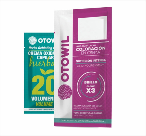Imagen 2 de 5 de Tintura Linea Magia Otowil 10 Cajas.- 60 Unidades