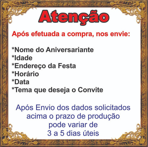 50 Convite Patrulha Canina Rosa 1 Ano - Todos Os Personagens