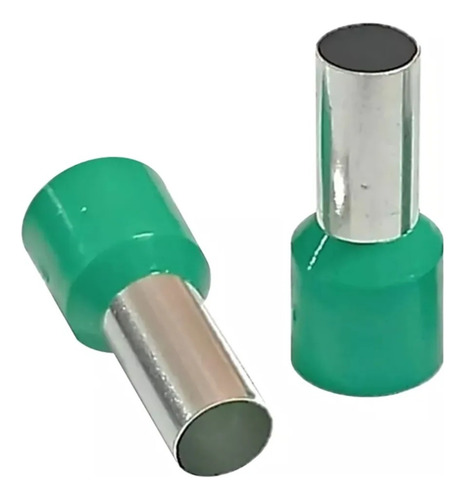 Terminal Ferrul 6 Awg Verde 100 Pzs Am-e Blanco