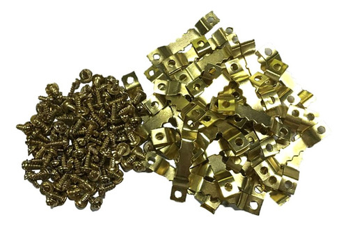 50pcs Colgador Imagen Diente De Colgar Perchas Doble Agujero