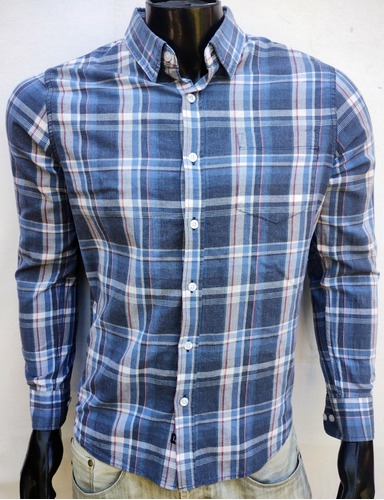 Camisa Legacy Talle S A Cuadros Azul 