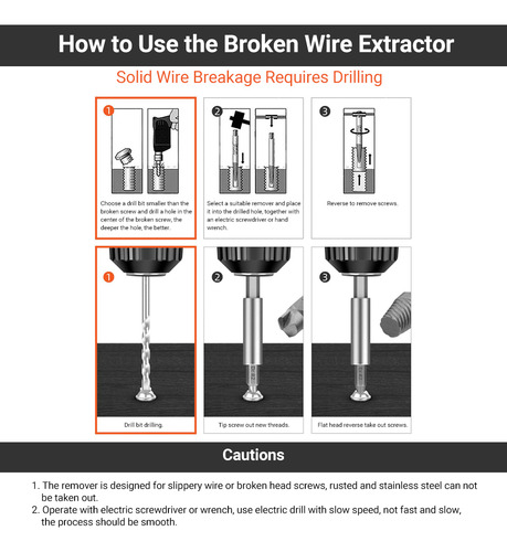 Juego De Herramientas, Extractor De Tornillos Y Extractor Da