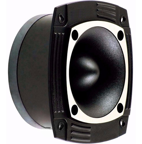 Combo Rackera 2 Medios 6 6,5 Pulgadas 250w + 2 Tweeters 150w Color Negro