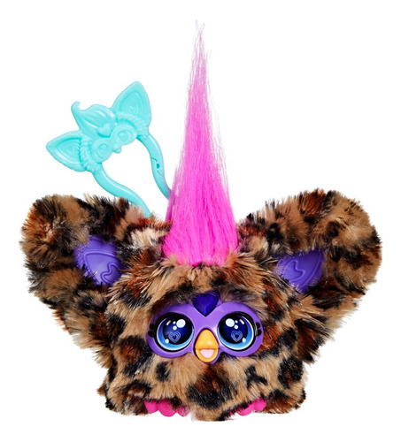 Furby Furblets Miniamigo Chee-chee Pelaje De Guepardo Marrón Claro
