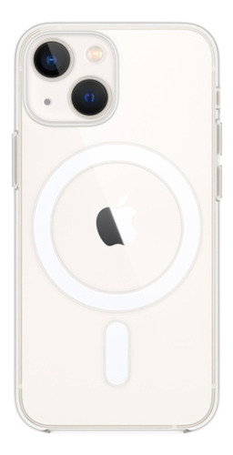 Carcasa Para iPhone 14 Transparente Tpu Con Magsafe + Lámina