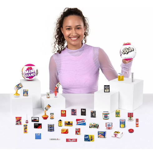 Mini Brands Retro Capsula 5 Mini Coleccionables Series 1