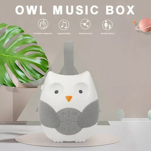 White Noise Apparatus Baby Talking Doll Toys Owl Puzzle Bell