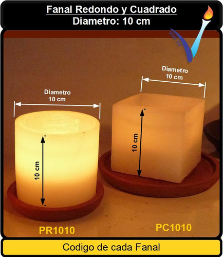 Imagen 1 de 6 de Pr1015 - 1 Fanal Redondo 10x15cm Maxima Luminosidad