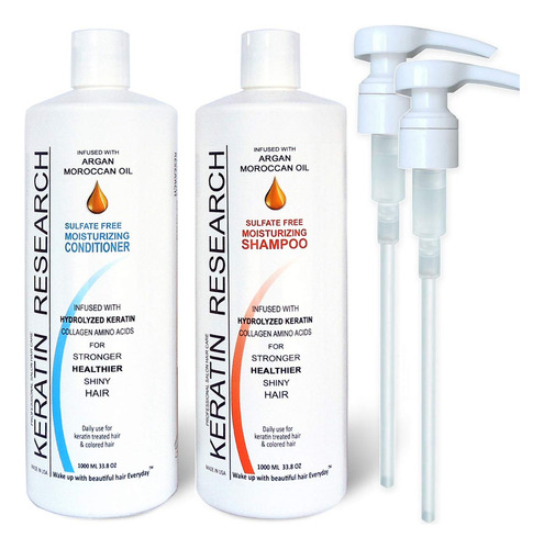 Set ChampĂș Y Acondicionador Sin Sulfatos 2x1 L Con Aceite De