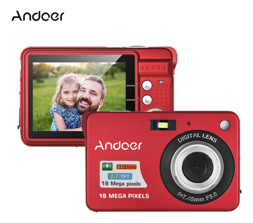 Videocámara Andoer 18m 720p Hd Cámara Digital Videocámara 2p