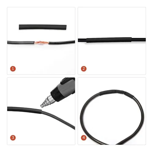 . Termofit 328 Piezas Kit 8 Tamaños Termocontractil