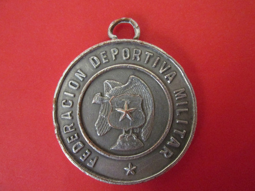 Medalla Federacion Deportiva Militar Ejercito Chile 1975 