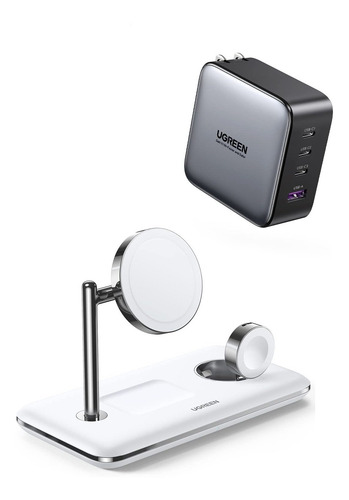 Ugreen Estacion Inalambrica Magsafe 3 1 Cargador Pared 4