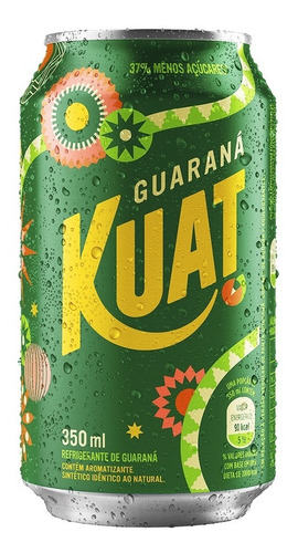 Refrigerante Kuat Guaraná Lt 350ml Unid - Original