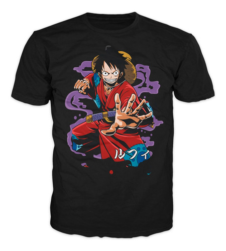 Camiseta One Piece De Anime Luffy Zoro Tony Gear Nami Ref05