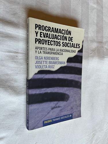 Programacion Y Evaluacion De Proyectos Sociales Nirenberg