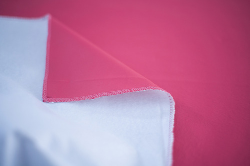 Mantel Cuerina Impermeable Rectangular 3.00x1.40 Ecocuero Color Fucsia Liso